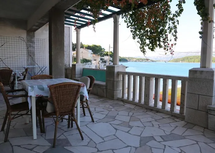Appartement In With Sea Views, Terrace, Air Conditioning, Wifi 869-1 869-3 Lumbarda